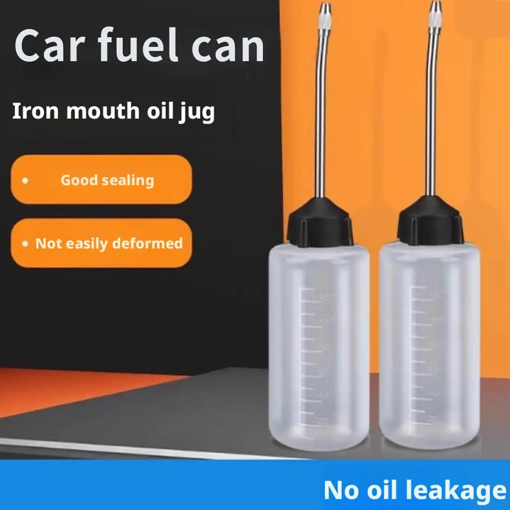 

120ML Car Fuel Can Sewing Machine Oil Bottle Plastic Long Nozzle Storage Pot Oiler Portable Leakproof Liquid Bottles