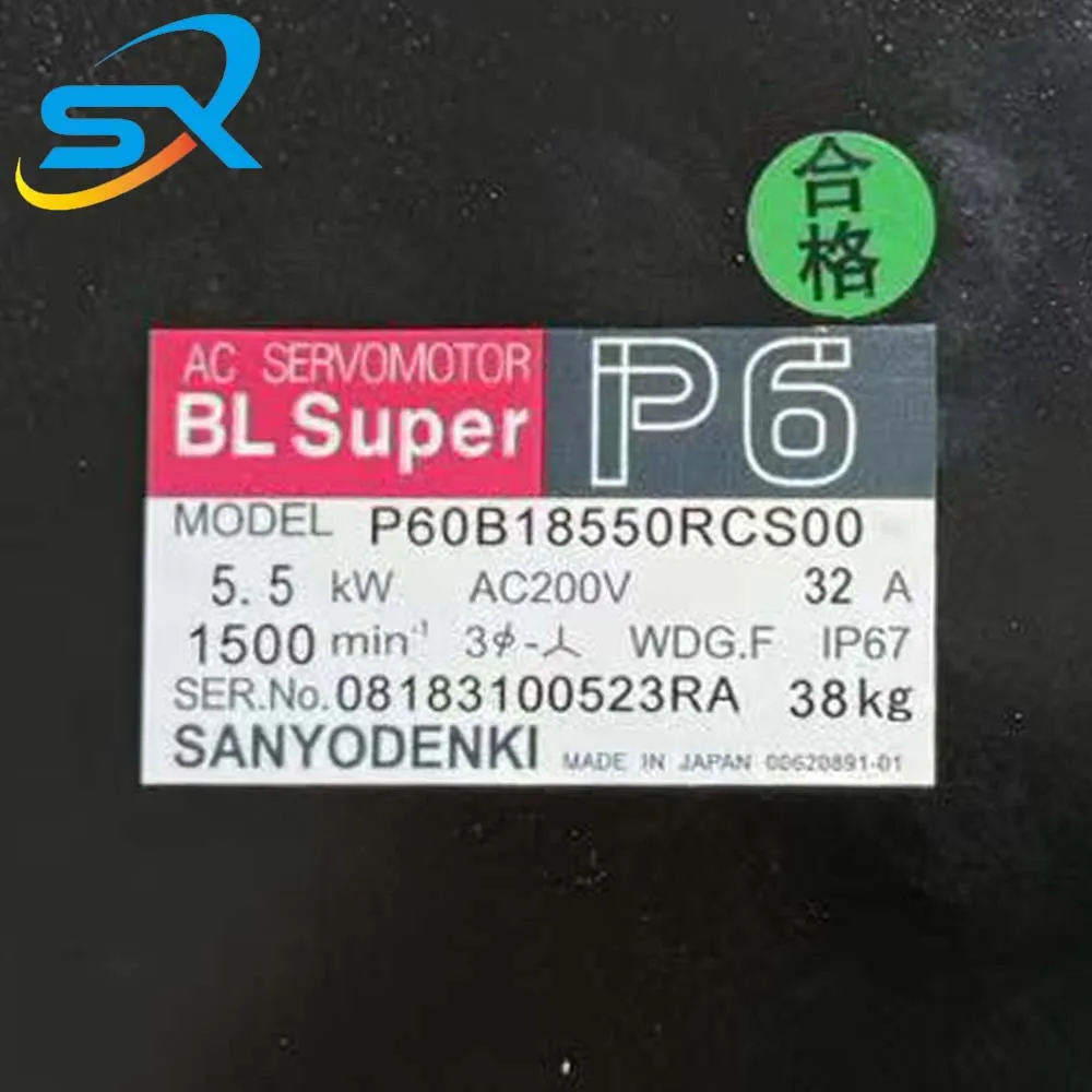 P60B18550RCS00 Sanyo AC servomotor 500w para automatización industrial