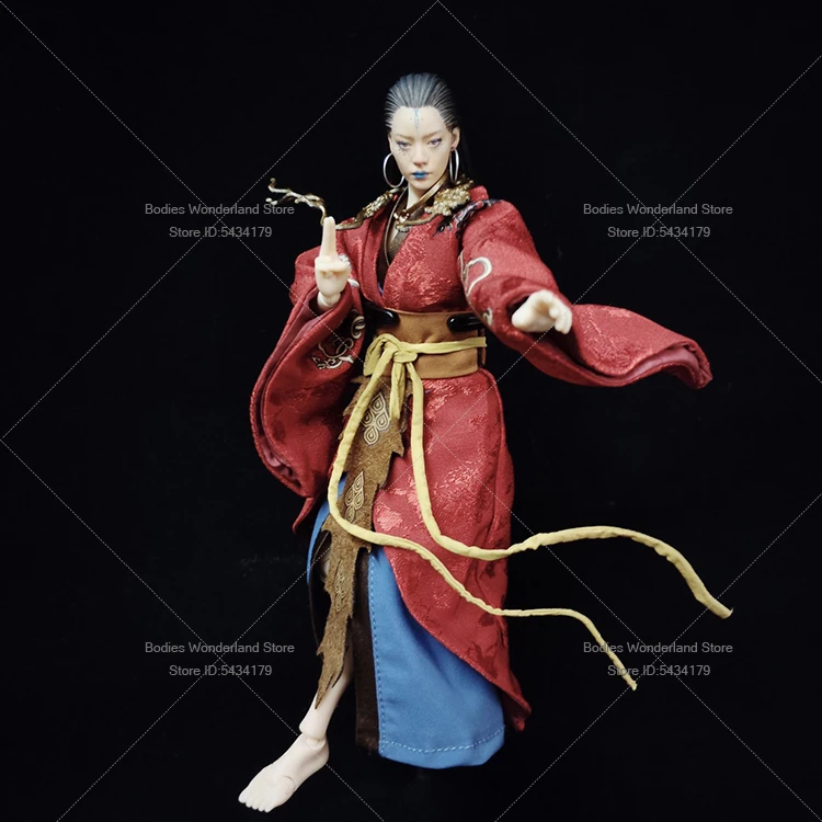 متوفر بمقياس 1/12 جندي أنثى أسطورة سوداء: مجموعة ملابس Wukong Spider Demon Kang Jinxing Jun لجسم دمية شخصيات الحركة مقاس 6 بوصات