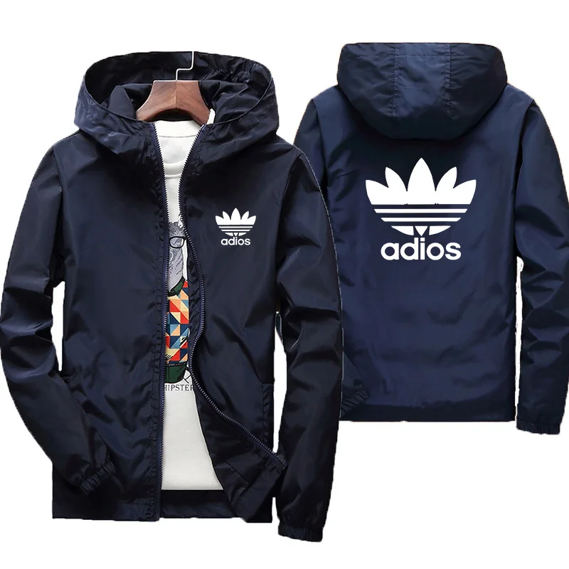 

2024 New Fashion Trend VersatileSpring and Autumn Coat Windbreaker Mountaineering Raincoat Parka Men's Jacket Technology Pullove