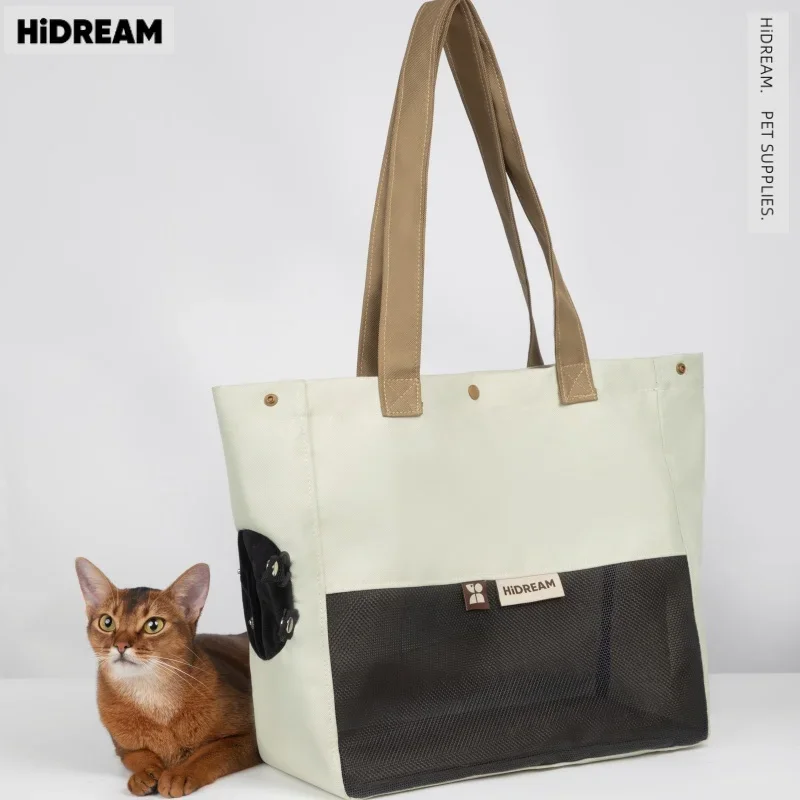 

HiDREAM Pet Handle Bag Dog Bag for Small Puppy Portable Cat Bags Carriers for Travel Breathable Outing Cat Fashion Shoulder Bag