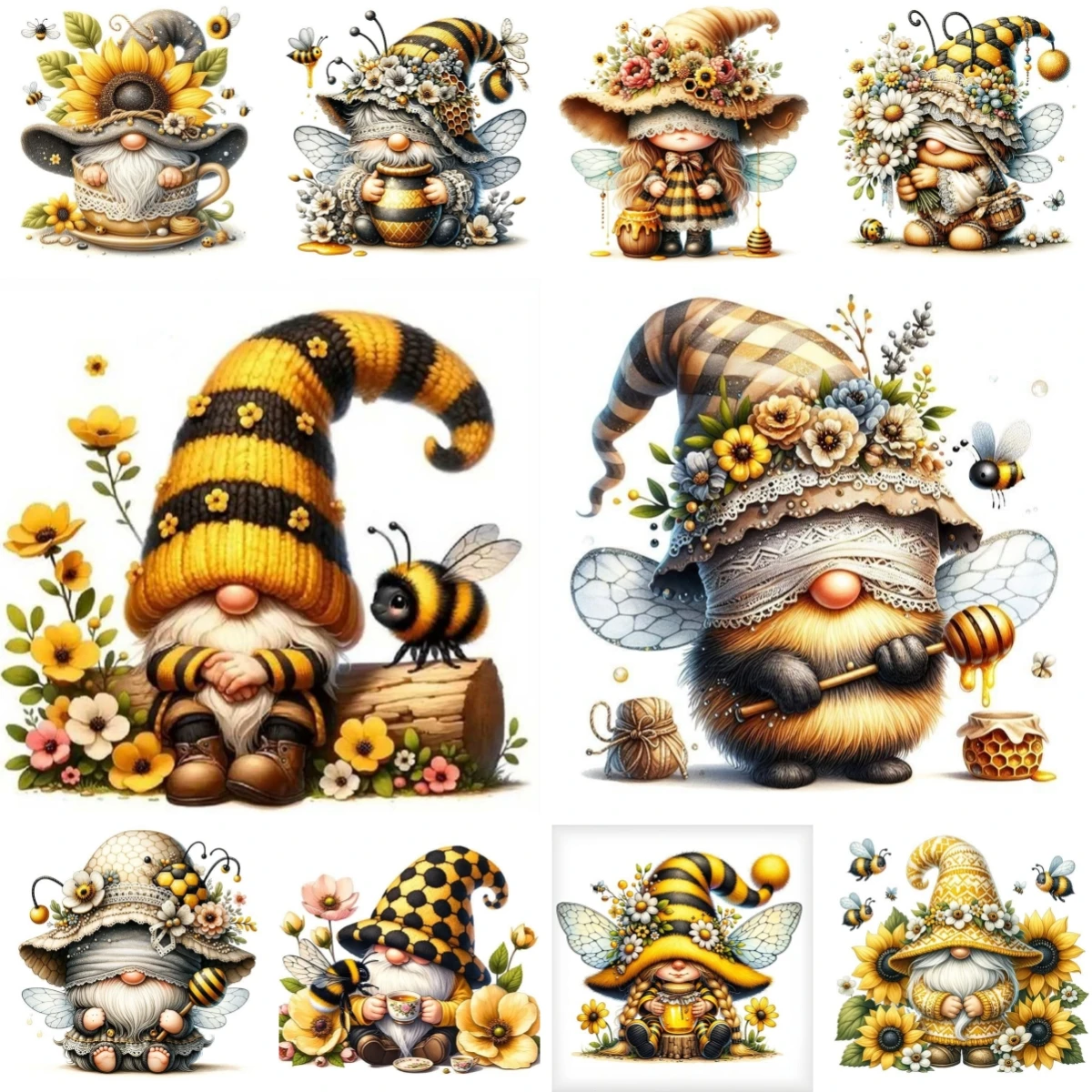 Xmas Resin Art - Gnome Diamond Painting Kits for Adults