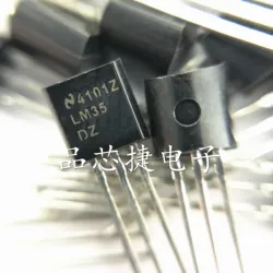 10pcs/Lot LM35DZ/NOPB Marking LM35 DZ TO-92 1C High Voltage Analog Temperature Sensor, 10mV/C