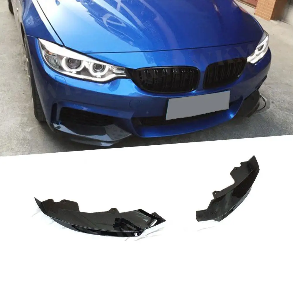 

Front Bumper Lip Spoiler Splitters for BMW 4 Series F32 F33 F36 M Sport Coupe Convertible 2014 - 2019 Carbon Fiber Car Styling