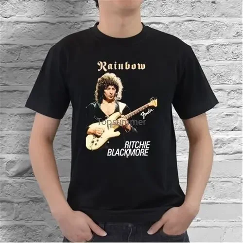 Ritchie Blackmore Diep Paars Regenboog Gitarist T-Shirt