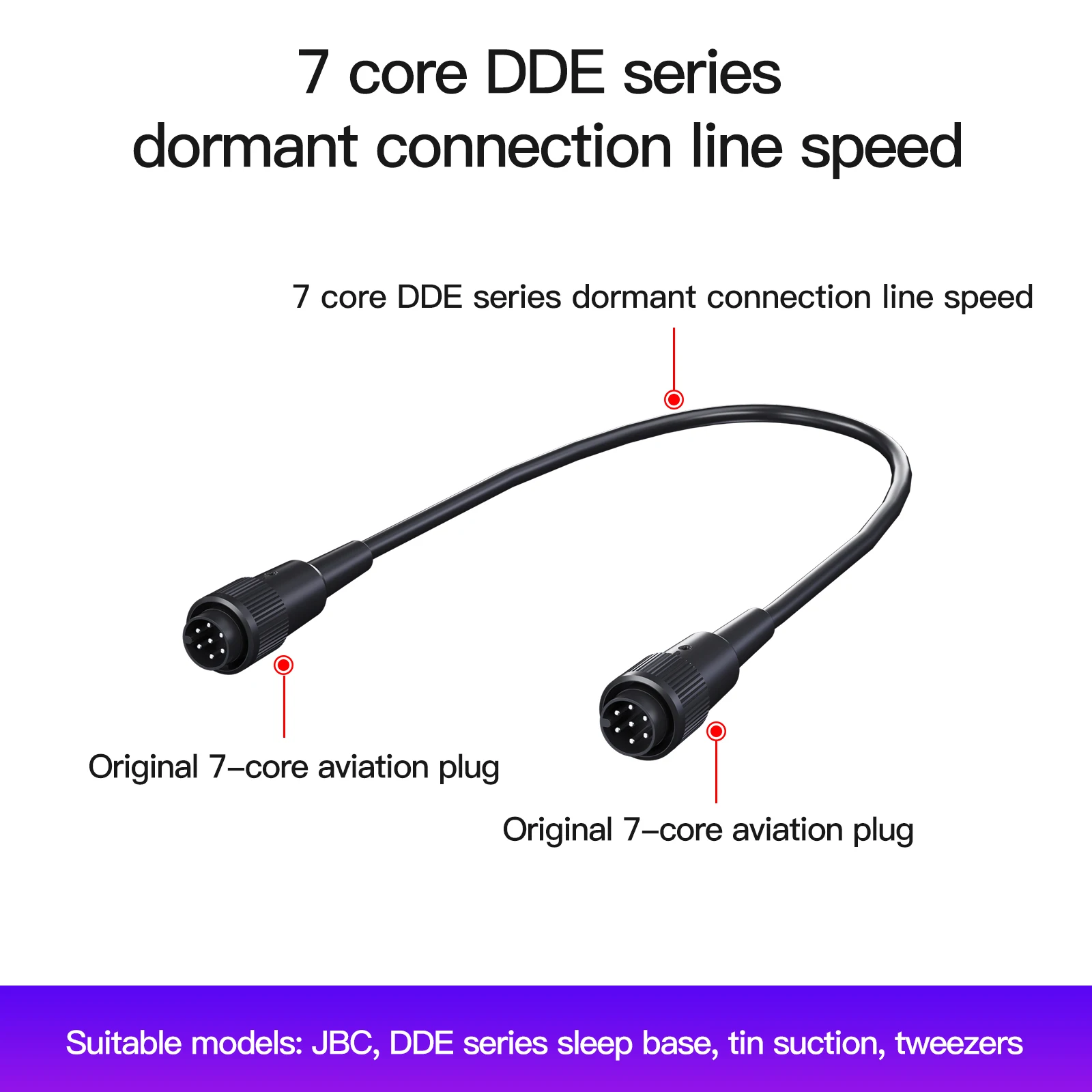 

I2C 7 Core Connect Speed Wire for Dormant Base Using Compatible with RS200/RS300 Dormant Base