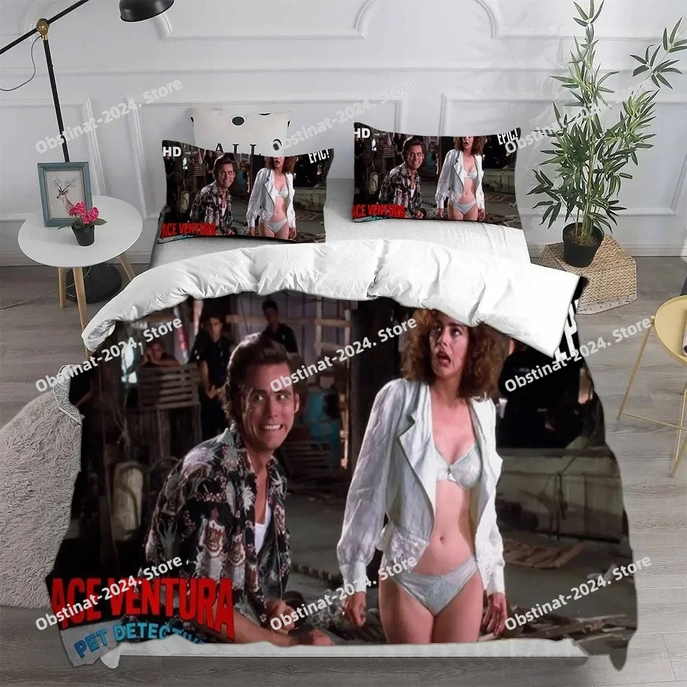 Ace Ventura Pet Detective Bedding Sets Eu Single Comforter Quilt Bed Cover Duvet Cover Pillow Case 3 Pieces Sets Kids Adults