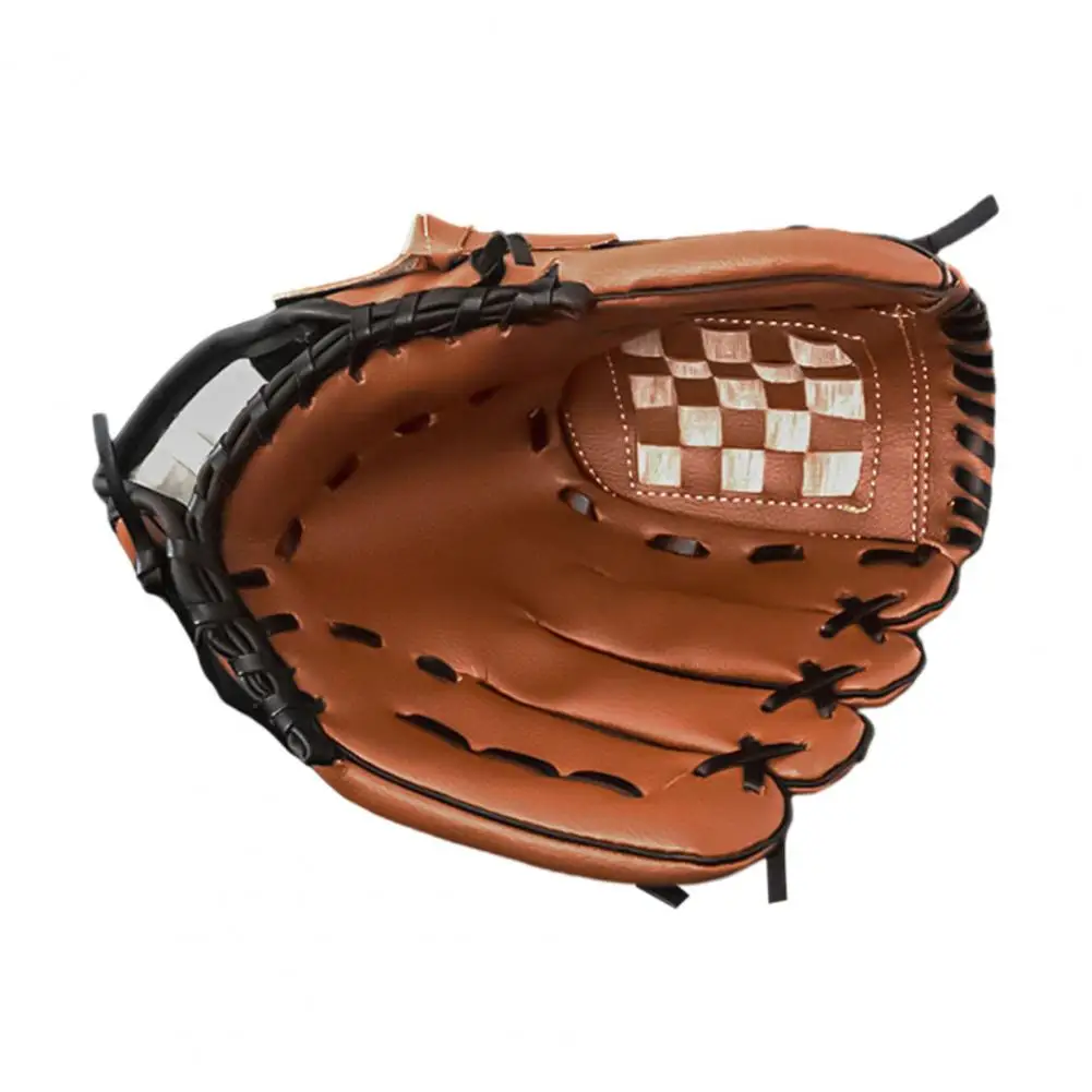 Softball Glove Durable Baseball Batting Glove with Reinforced Thumb Bottom Sure Catch T-ball Youth Baseball Glove Double Faux