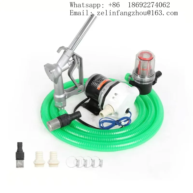 CAVITT Electric DC Self Priming Wall Mount Diaphragm Dosing Pump 12V 24V 48V High Pressure 10m Hose Nozzle OEM Chemical