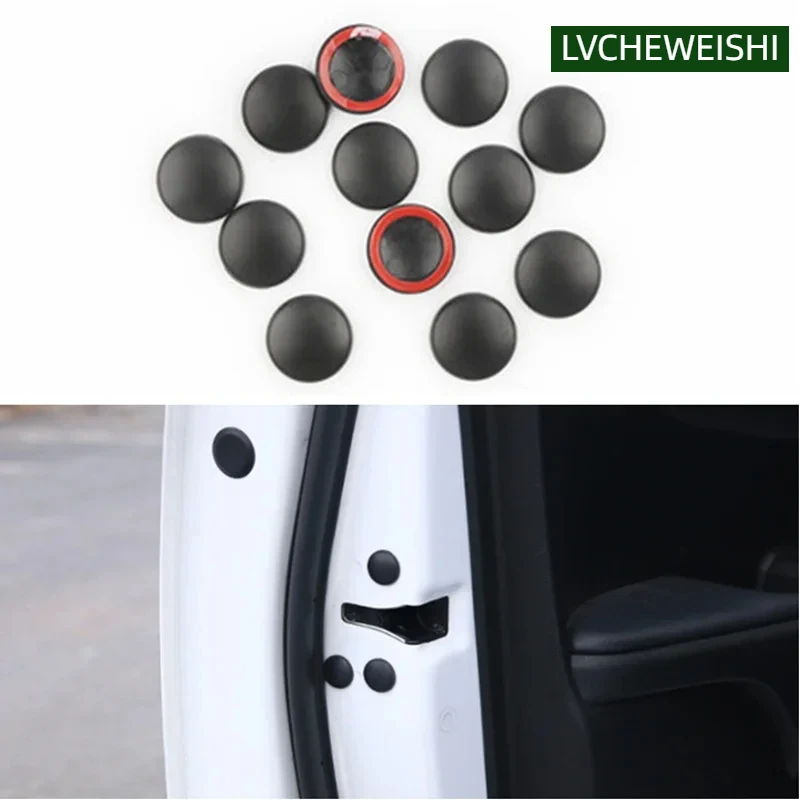 

12Pcs Car Door Lock Screw Protector Cover for Jaguar XF XFL XE XJ XJL F-Pace F Pace Fpace X761 XJ6 XKR XK8 X320 X308