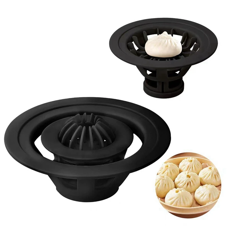 Máquina para hacer bollos y bolas de masa hervida en forma de flor N85R, molde casero Simple para bollos al vapor en forma de flor