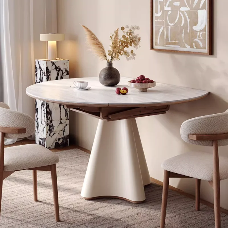 الحديثة الشمال طاولة طعام اليابانية للتمديد حديقة طاولة طعام قابلة للطي غرفة المعيشة متعددة الوظائف Comedor أثاث المنزل #1