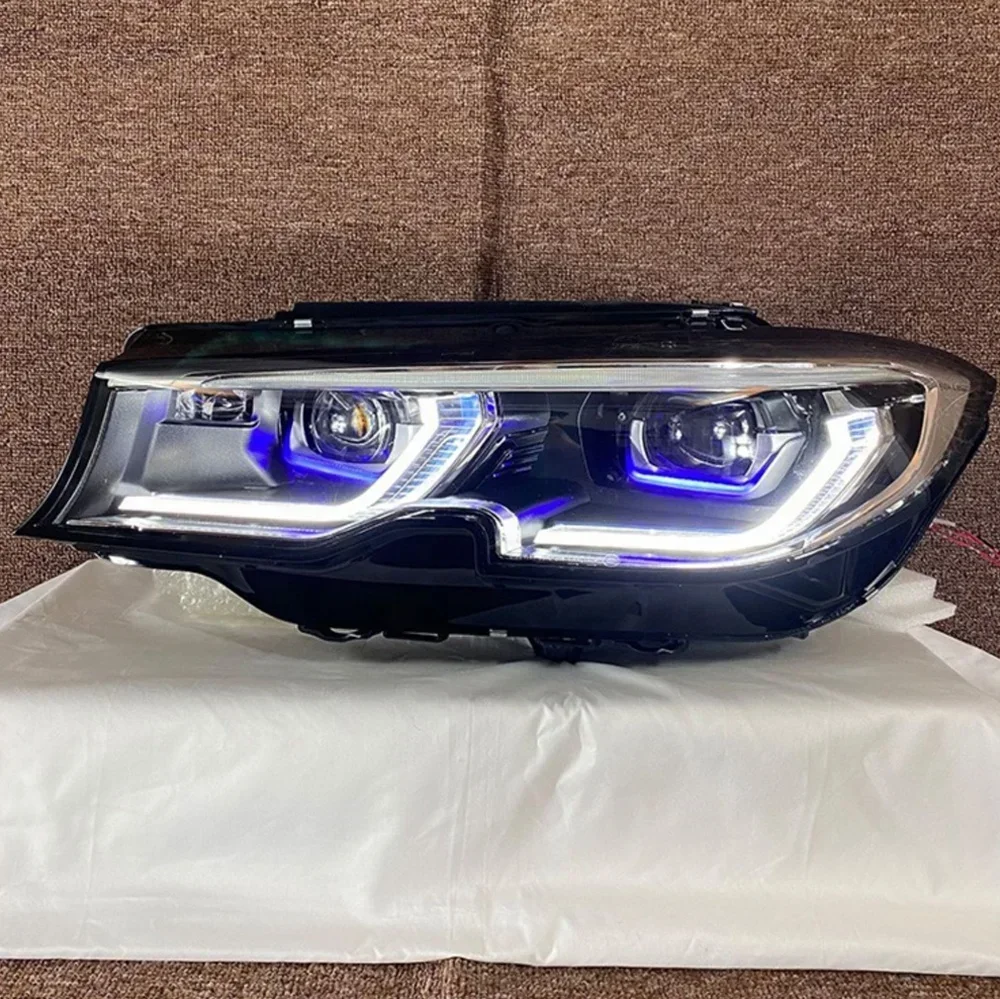 For BMW 3series G20 G28 Upgrade Adaptive Beam Laser Headlight Assembly Turning Signal High And Low Beam Fog Car Lamps Plug Play