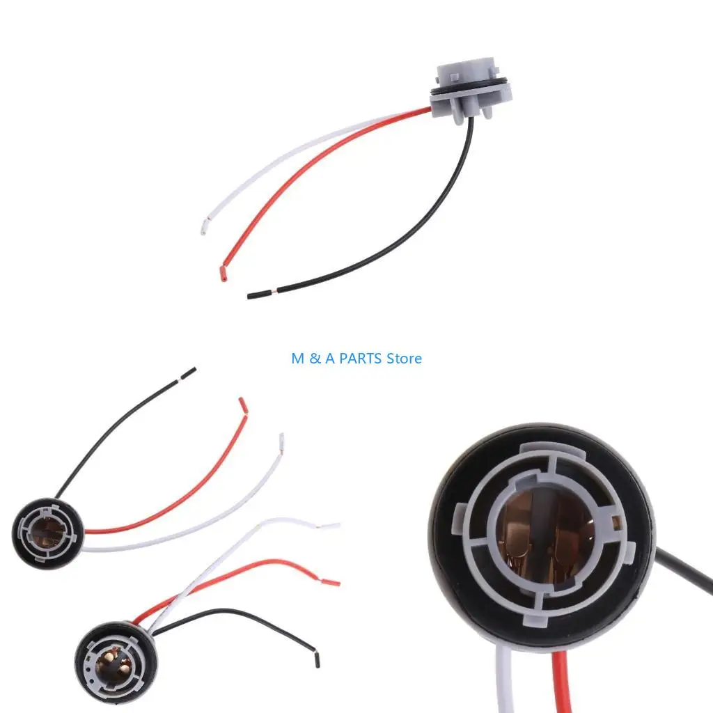 

U1JF Automotive 1157 Bulb Socket Bay15D Держатель лампы P21/5W Базовый разъем адаптера