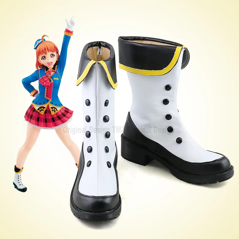 LoveLive!Sunshine!! Happy Party Train Aqours Zena Cosplay Shoes Boots lovelive Halloween Cosplay Costume Accessory