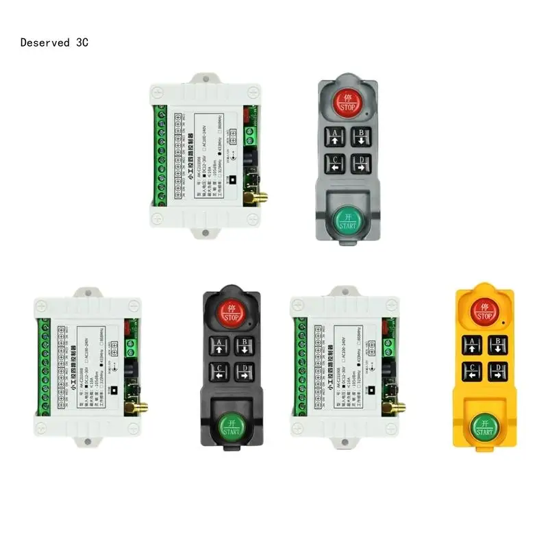 

4 Channel Remote Controller Set 433MHz for Electric Garage Door Telescopic Gate