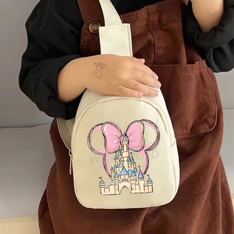 

Детские сумочки-кроссбоди для девочек и мальчиков с Минни Маус, модные повседневные сумки через плечо для детей