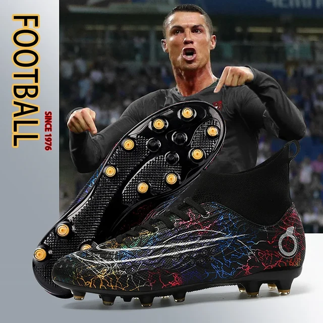 Scarpe da calcio americane Futsal di qualita Messi scarpe da calcio ultraleggere antiscivolo Chuteira Campo tacchetti Sneakers da allenamento TF AG PU AliExpress