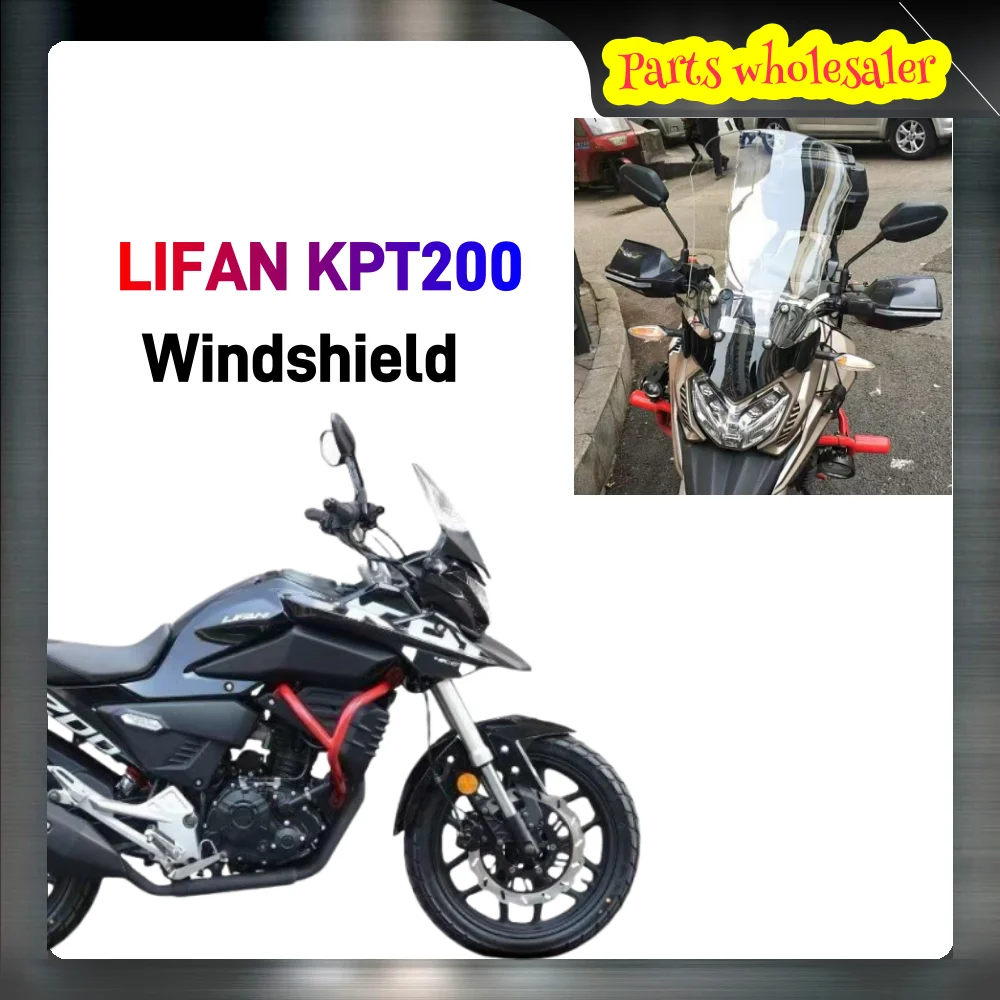 New Motorcycle Windscreen for Lifan Kpt200 Windshield Deflector Protector Windscreen Lifan Kpt200 Kpt 200