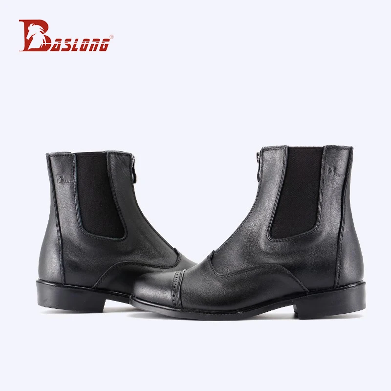 Baslong Dziecięce Kozaki Jeździeckie Antypoślizgowe Odporne na Ścieranie Sporty Jeździeckie Kozaki Jeździeckie ze Skóry Bydlęcej Profesjonalne Kozaki Jeździeckie dla Dorosłych Sprzęt Jeździecki Sprzęt Konny