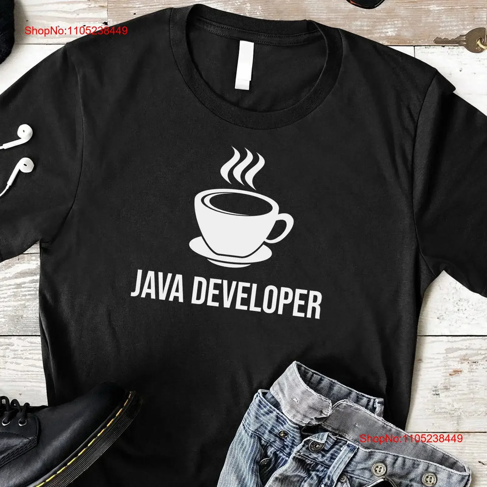 Java Programmer T Shirt Coder Coding Programming Developer vintage Washed Versatile Unisex fashion Slightly Comfortable