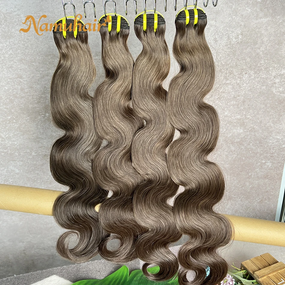 

100% Human Hair Body Wave Bundles #2 Color Chocolate Brown Loose Wave 3 4 Raw Virgin Unprocessed Bundles Bulk Braiding Hair