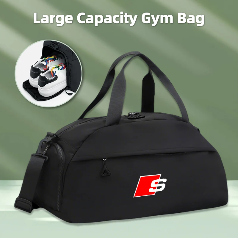 

Car Styling Travel Bag Large Capacity Gym Sports Shoulder Backpack For Audi Sline A1 A3 A4 A5 A6 A7 A8 Q2 Q3 Q5 Q7 Q8 Quattro S7