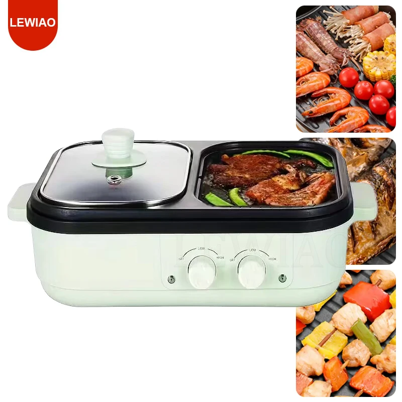 

Multifunction Electric Cooker Hotpot Barbecue Grill Griddle Egg Omelette Frying Pan Stove Crepe Oven Pancake Pie Baking Roaster