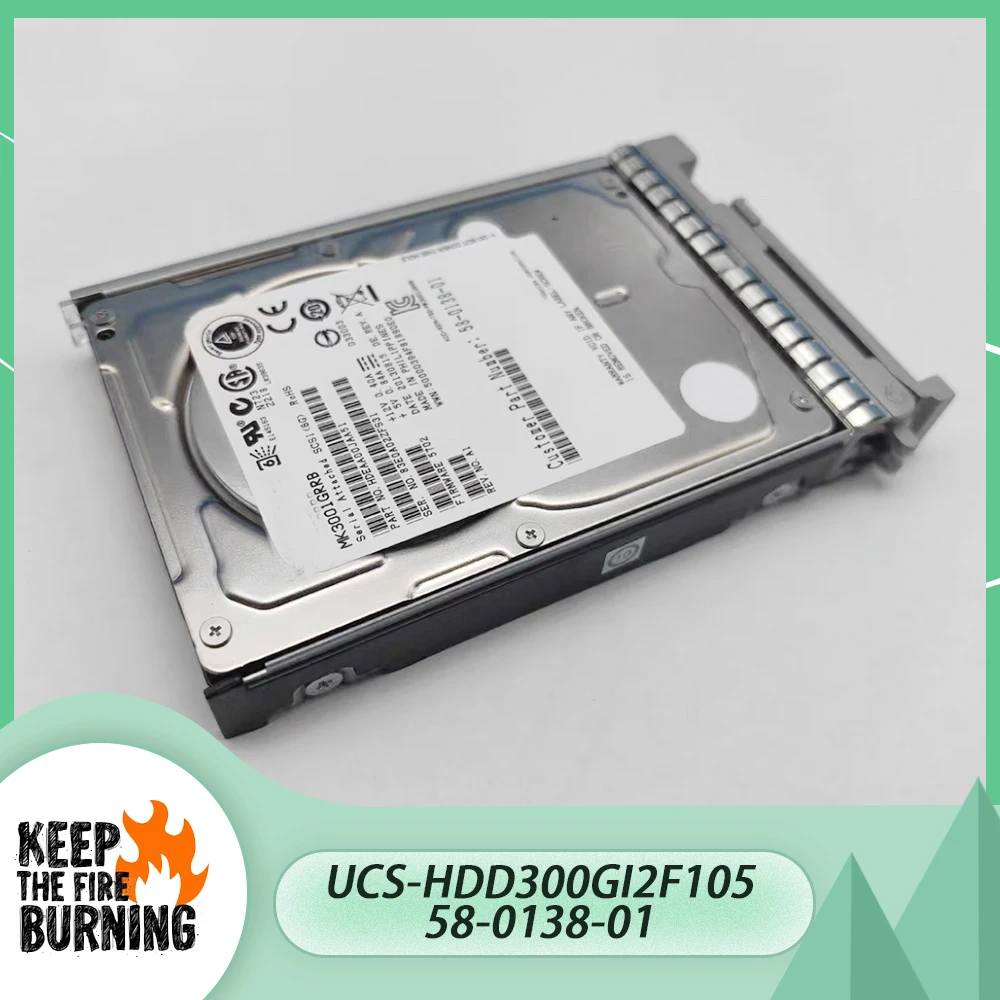 For Cisco 300G 15K 2.5'' SAS 58-0138-01 MK3001GRB UCS-HDD300GI2F105 Server Hard Disk