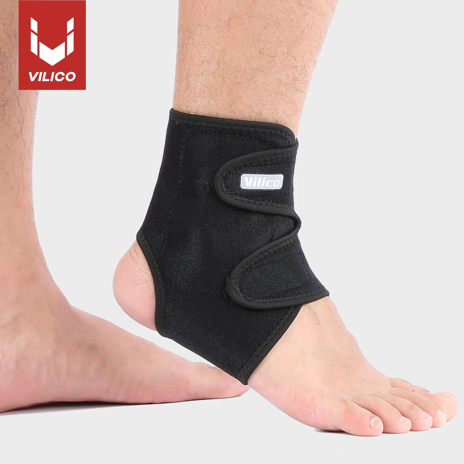 1Pcs Adjustable Compression Ankle Braces Support, Strong Ankle Sports Protection, Stabilize Ligaments-Eases Swelling Sprained