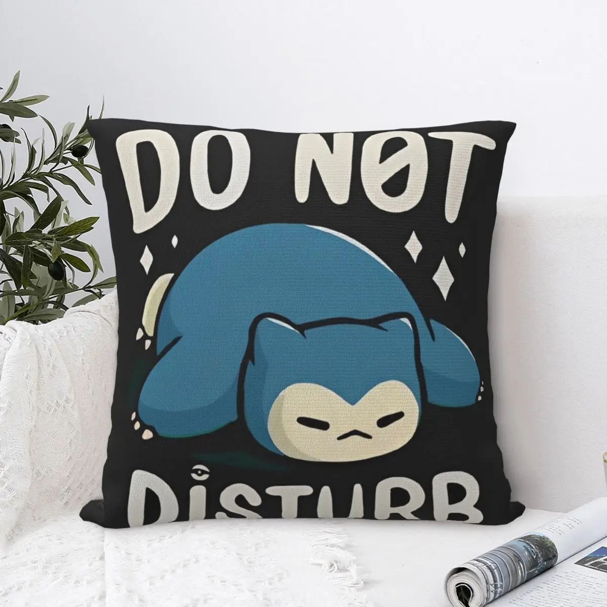 Snorlax Pokemon (12) Pillow Case Novelty Pillow Cover Soft Graphic Cushion Cover Pillowcases For Office Car Home Decorative