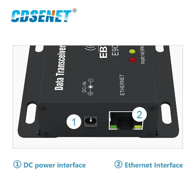 Imagem -03 - Transmissor de Longo Alcance Modbus Ethernet 433 Mhz Decodificador e Transmissor rf de 433 Mhz