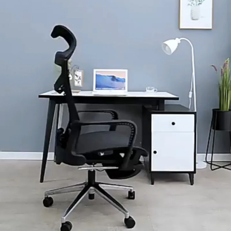 Cadeira de almoço, escritório, dupla utilização, reclinável, computador, cadeira giratória, escritório, ergonomia