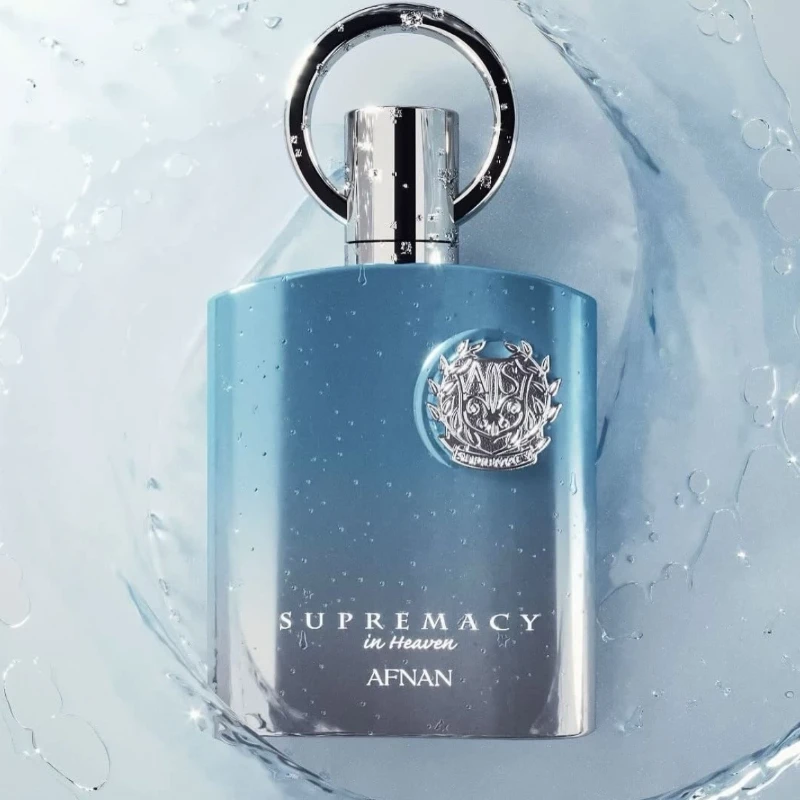 AFNAN Supremacy in Heaven Perfume 100ml Unisex Eau De Parfum Fresh Citrus Green Tea Fragrance Long Lasting Musk Woody Sandalwood