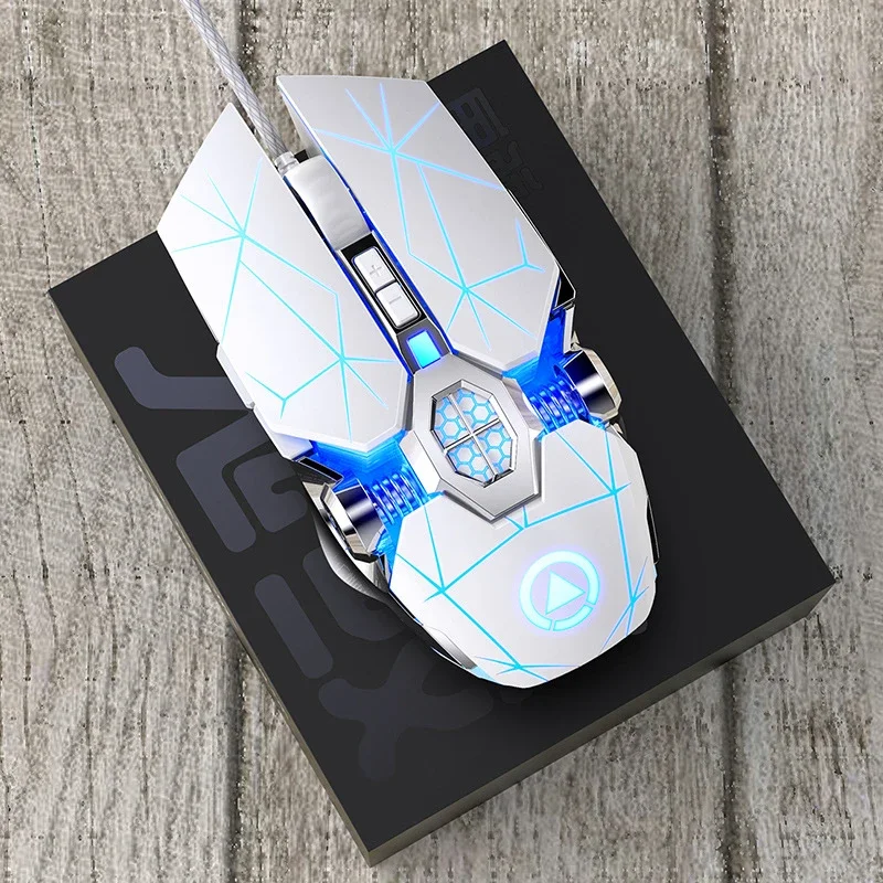 Professional Wired Gaming Mouse 6 Button 3200DPI LED Optical USB Computer Mouse Game Mice Silent Mouse Mause For PC laptop Gamer