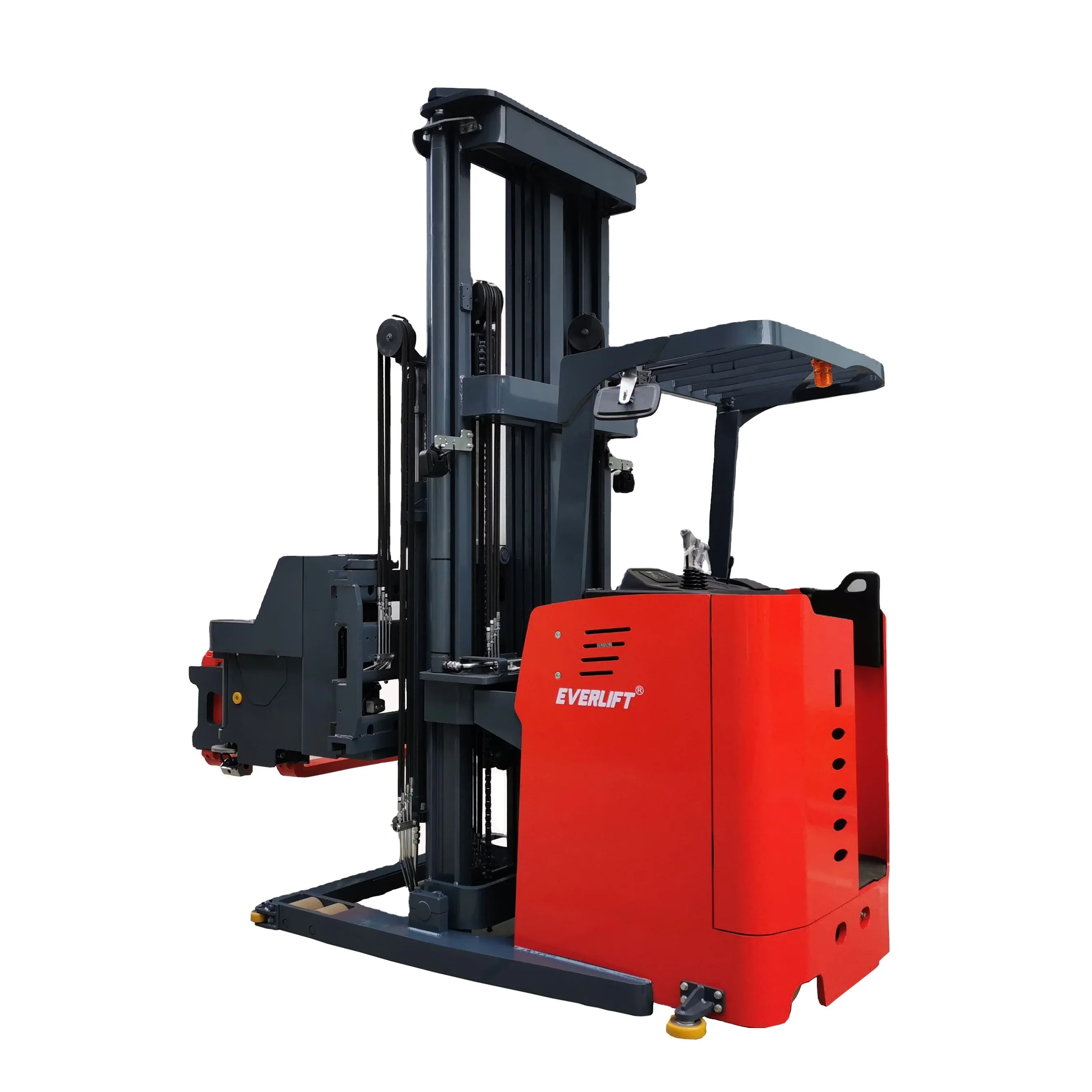 EVERLIFT  Three Way Forklift Truck  CQD15 1500Kg 6000mm -10000mm Lifting  Fit for  Narrow Aisle Working Rack