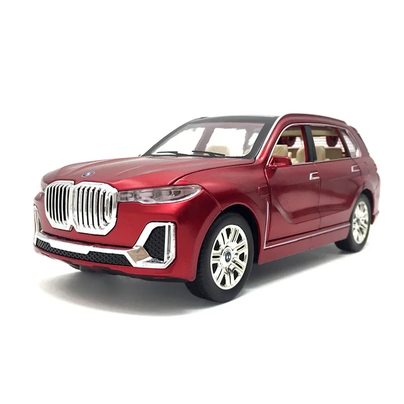 1:24 BMW X7 Car Model Alloy Car Die Cast Toy Car Model Pull Back Children\'s Toy Collectibles