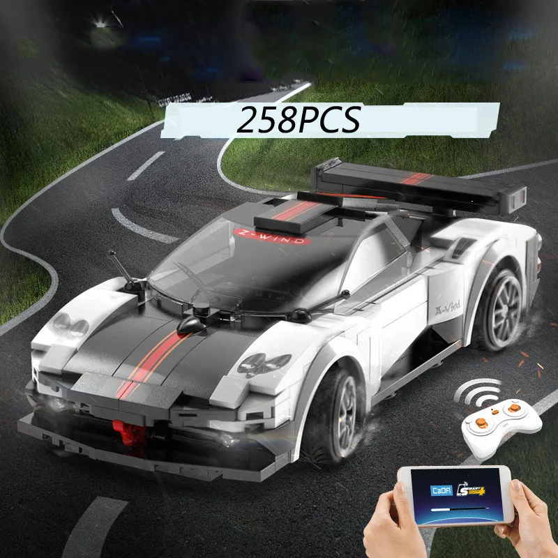 기술 Supercar 모델 빌딩 블록 App Rc 슈퍼 스포츠카 Zonda 라디오 2.4ghz 원격 제어 차량 벽돌 장난감 소년 선물