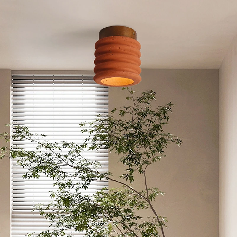 Taomu Retro Homestay Hotel Restaurant Bar Ceiling Lamp Modern Texture Bedroom Bed LED Small Light Balcony Corridor Lighting