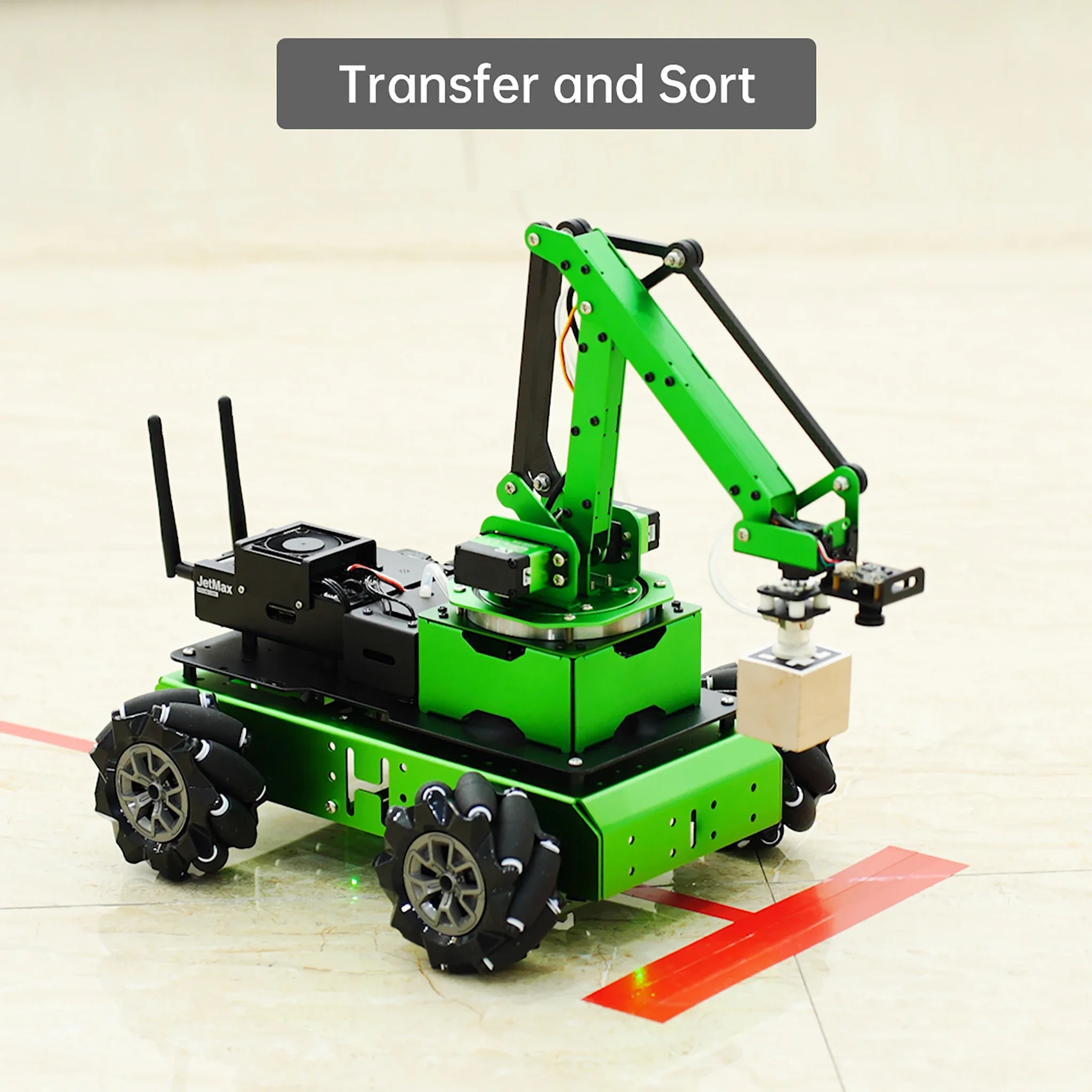 متوفر في المخزون ذراع آلي AI Vision JetMax Pro يعتمد على روبوت ROS Jetson Nano مع وضعية قابلة للتغيير #4