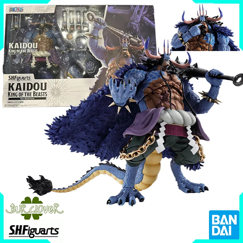 

Bandai Genuine One Piece S.H.Figuarts Kaido KING of the Beasts (форма Man- Beast) Аниме Фигурки Игрушки Для Мальчиков Девочек Детей