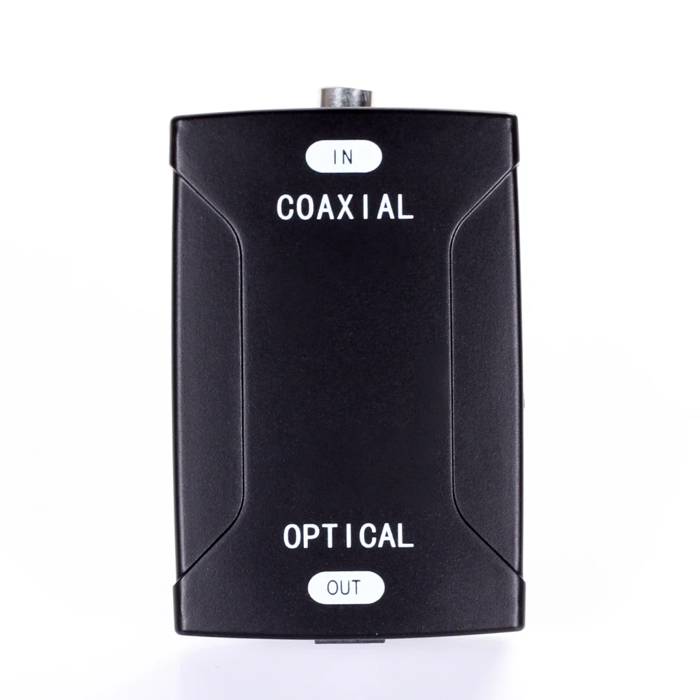 Convertitore Digitale Ottico Toslink A Coassiale – Adattatore Audio Con Alimentatore (argento)