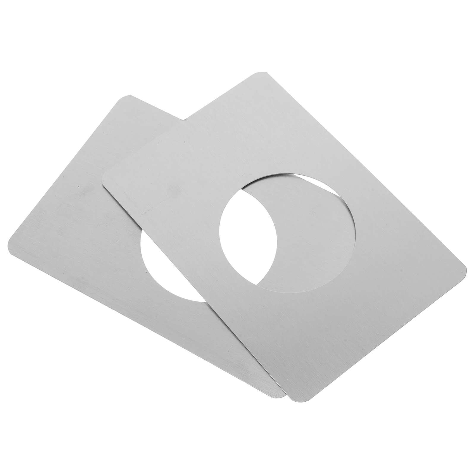 

2Pcs Stainless Steel Ball Lock Repair Plate Door Lock Reinforcement Fixing Disc Wood Door Frame Repair Kit Plate