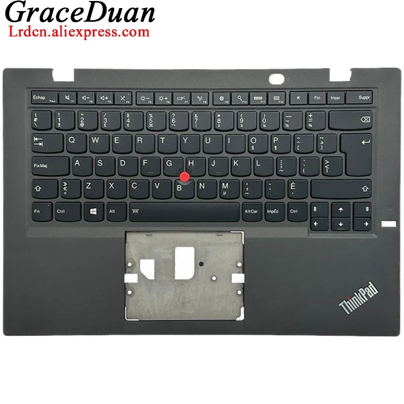 CFR Canadian French Black Keyboard Upper Case Palmrest Shell Cover For Lenovo Thinkpad X1 Carbon 3rd Gen3 G3 00HN947 00HT302