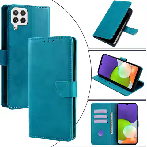 Flip Case for Samsung Galaxy A51 A71 A12 A22 A22S A32 A42 A52 A52S A72 Card Slots Magnetic Wallet Phone Case for Samsung A51