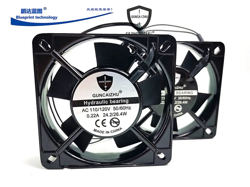 

New AC 11025 220V/110V 11cm/cm Aluminum Case Chassis Ac Cooling Fan