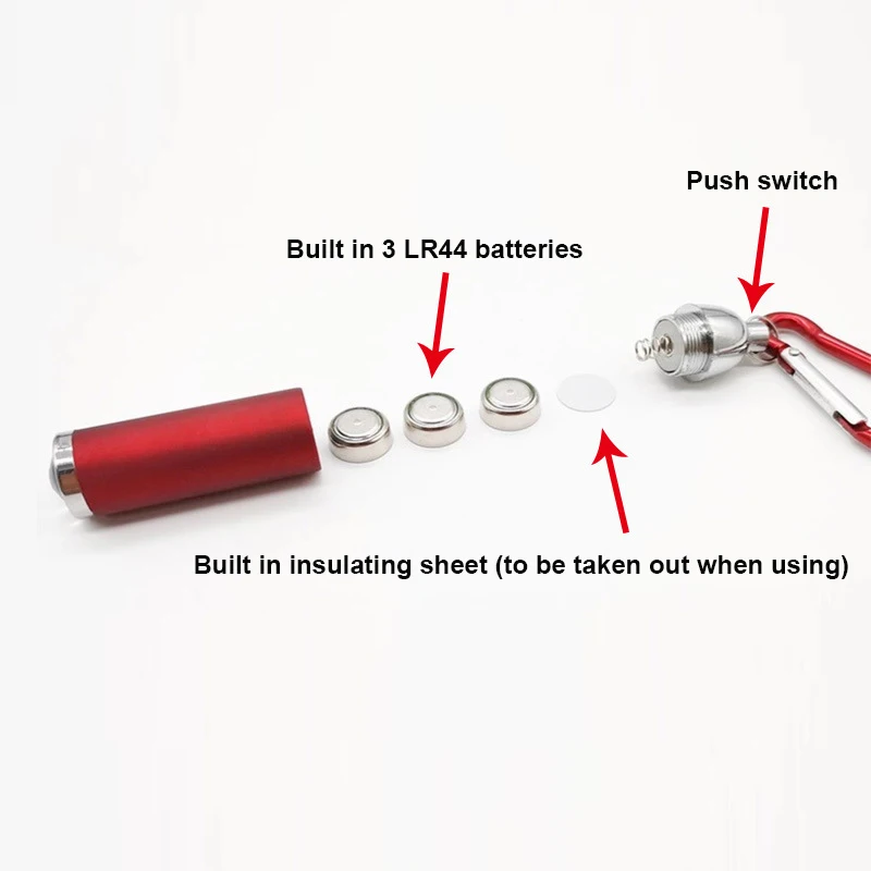 Portable Flashlight Keychain Torch Led Mini Torches Light Outdoor  Waterproof Light Hiking Flashlights Keychain Decoration