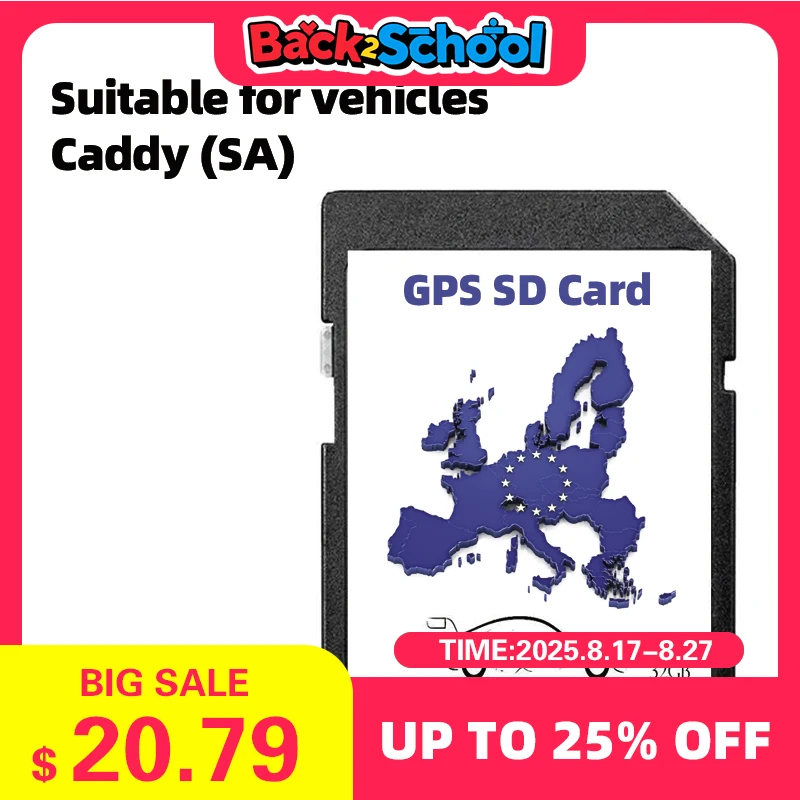 

Navigations system Update GPS 32GB Navi 5NA919866MU SD Card Data for Caddy SA Cover Europa Car