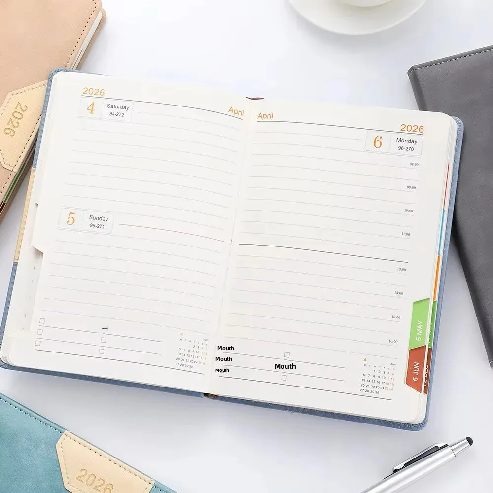 Personalize Logo 365 Day Work Efficiency Manual All-English Core Annual Planner Diary Notebook Office Calendar