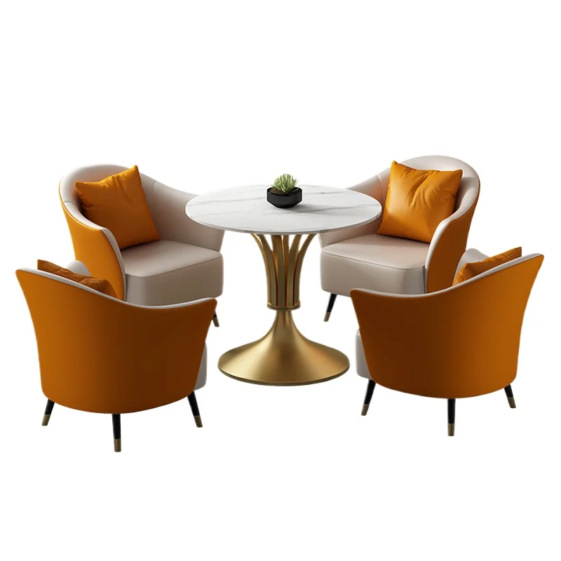 

Стол для переговоров и стул с одним диваном, комбинация стола для переговоров и стула для отдыха в отеле